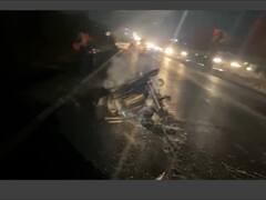 Mumbai-Nashik Accident: भरधाव ट्रक आला अन्... गाड्यांचा चुरडा; मुंबई-नाशिक महामार्गावर विचित्र अपघात