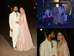 KL Rahul Athiya Shetty Pics: ना घोड़ी, ना गाड़ी... शादी के बाद मैदान पर दिखने वाली इस कार से बाहर आए अथिया-राहुल, देखिए तस्वीरें