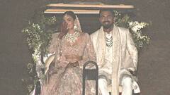 Rahul Athiya Marriage: ফুলে সাজানো গাড়িতে করে, হাতে হাত রেখে প্রথমবার সামনে এলেন নবদম্পতি রাহুল-আথিয়া