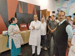 PHOTO: अजितदादा मनशक्ती केंद्रात! मुख्य केंद्रात महाशून्य बिंदूला अभिवादन करत जाणून घेतली प्रक्रिया