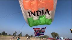 International Kite Festival : बेळगावात आंतरराष्ट्रीय पतंग महोत्सव, विविध प्रकारच्या पतंगानी आकाश सजलं