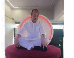 PHOTO: अजितदादा मनशक्ती केंद्रात! मुख्य केंद्रात महाशून्य बिंदूला अभिवादन करत जाणून घेतली प्रक्रिया