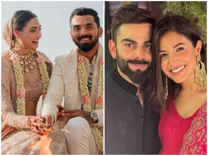 Indian cricketers married to Bollywood actresses apart from KL Rahul and Athiya Shetty here know the complete list भारतीय क्रिकेटरों को खूब रास आता है बॉलीवुड, केएल राहुल से पहले इन खिलाड़ियों ने एक्ट्रेस संग रचाई शादी, लिस्ट में कई बड़े नाम