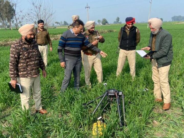 Punjab BSF shot down drone near India Pakistan border in Amritsar recovered five kg heroin Punjab: अमृतसर में BSF ने भारत-पाक सीमा के पास मार गिराया ड्रोन, पांच किलो हेरोइन बरामद