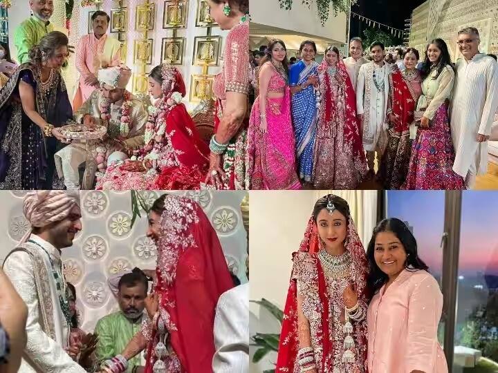 In Photos: Anil Ambani’s daughter-in-law Krisha Shah is no less than a Bollywood actress, see wedding pics