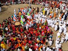 वर्ध्याच्या घोरड गावात केजाजी महाराजांचा पुण्यतीथी महोत्सव, डोळ्याचे पारण फेडणारा रिंगण सोहळा