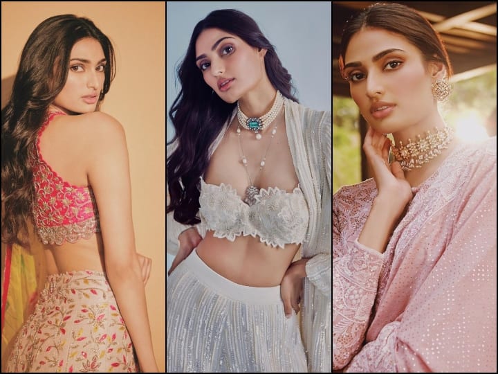 Athiya Shetty Traditional Look: अथिया शेट्टी अपनी शादी को लेकर सुर्खियों में बनी हुई हैं. एक्ट्रेस के वेडिंग लुक को लेकर भी खूब चर्चा है. अब एक्ट्रेस के कुछ खास ट्रेडिशनल लुक सामने आए हैं.