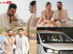 KL Rahul Athiya Shetty Wedding Pics: క్రికెటర్ కేఎల్ రాహుల్, నటి అతియా శెట్టి పెళ్లిసందడి చూశారా!