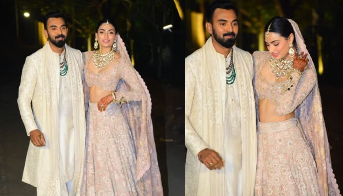 bollywood actor suniel shetty daughter athiya shetty ties knot with cricketer kl rahul Athiya Shetty KL Rahul: ਵਿਆਹ ਦੇ ਬੰਧਨ 'ਚ ਬੱਝੇ ਅਥੀਆ ਸ਼ੈੱਟੀ ਤੇ ਕੇਐਲ ਰਾਹੁਲ, ਦੇਖੋ ਤਸਵੀਰਾਂ