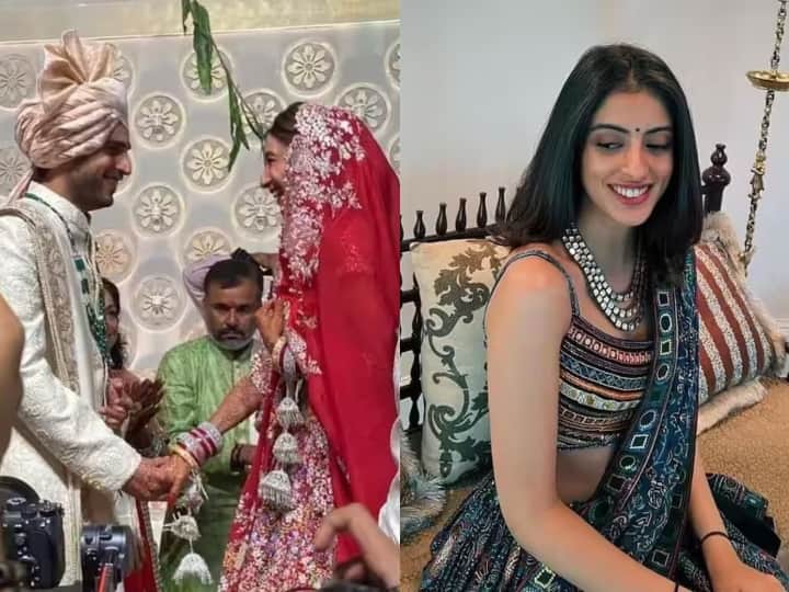Anmol Ambani Khrisha Shah Wedding Pics: रिलायंस अनिल धीरूभाई अंबानी ग्रुप के चेयरमैन अनिल अंबानी के बड़े बेटे अनमोल अंबानी ने 20 फरवरी, 2022 को शादी की थी. उन्होंने अपनी मंगेतर कृशा शाह से शादी की थी.