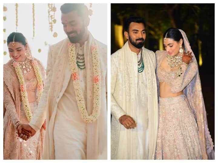 Indian cricketer KL Rahul and Bollywood actress Athiya Shetty tied the knot today (January 23) at Sunil Shetty’s farmhouse in Khandala in the presence of their family and friends.