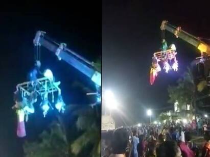 three people died in crane accident temple function near arakkonam Arakkonam Accident: கோயில் திருவிழாவில் கிரேன் சரிந்து விழுந்து 3 பேர் பலி - அரக்கோணத்தில் சோகம்