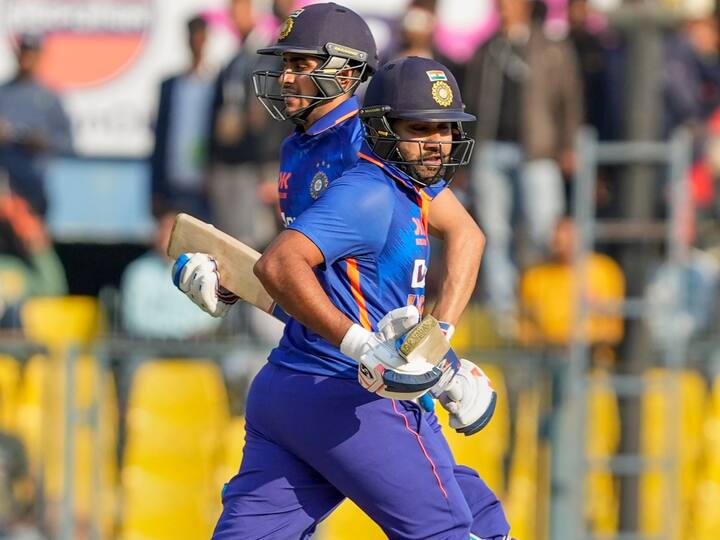 IND vs NZ, India gave 386 runs Target to New Zealand Shubhman Gill and Rohit Sharma Smashes Century IND vs NZ, 1st Inning : रोहित-शुभमनची शतकं, पांड्याचंही तुफान अर्धशतक, भारतानं न्यूझीलंडला दिलं 386 धावांचं तगडं आव्हान