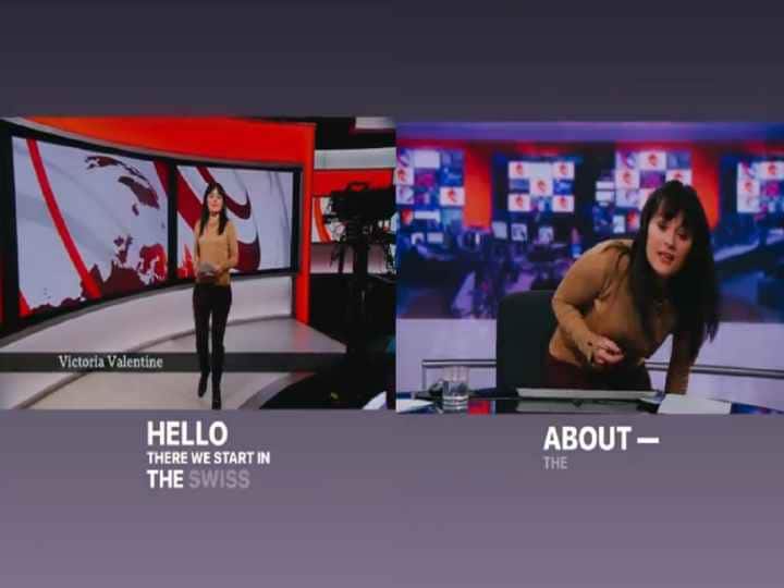Anchor running behind the camera, you will not be able to stop laughing after watching this video