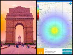 Delhi Earthquake: டெல்லியில் சக்தி வாய்ந்த நிலநடுக்கம்... கட்டடங்கள் குலுங்கியதால் பதறி தெருவுக்கு ஓடிவந்த மக்கள்..