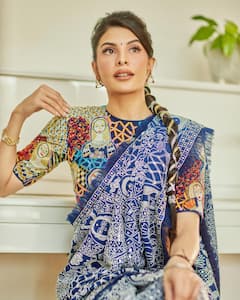 Jacqueline Fernandez: చక్కటి చీరలో అందాల రక్కమ్మ, ఆమె జడ చూస్తే అదిరపోవాల్సిందే