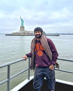 Satyadev: స్టాట్యూ ఆఫ్ లిబర్టీ ముందు హీరో సత్యదేవ్