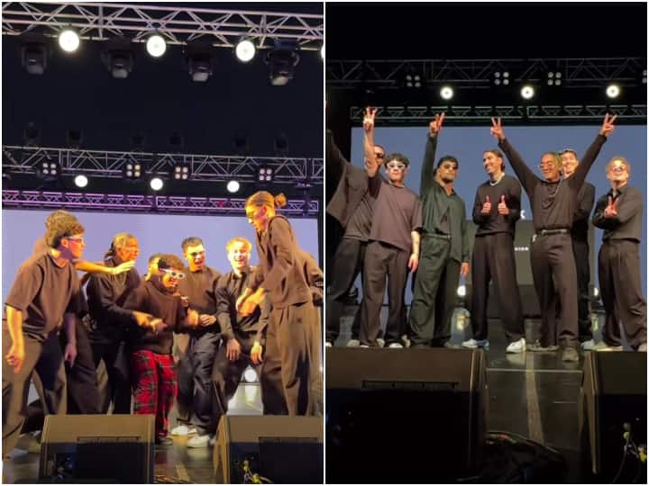 Norway dance group quick style performing stage show in Dubai viral video 