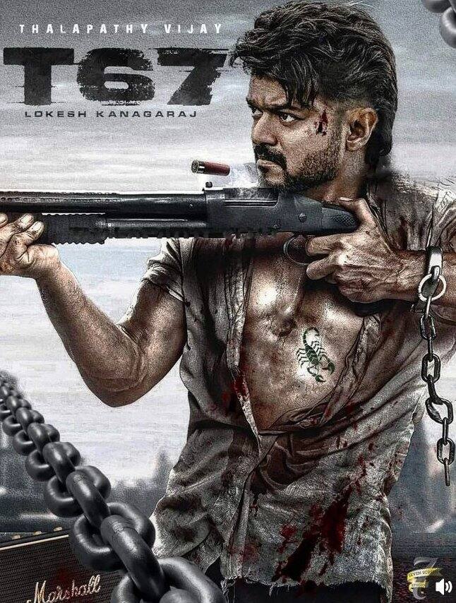 தளபதி 67 படத்தின் ஃபேன் மேட் போஸ்டர்