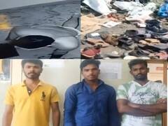 பழைய செருப்பு திருடி பல்லாவரம் சந்தையில் விக்கிறாங்கப்பா - வட மாநில இளைஞர்கள் கைது