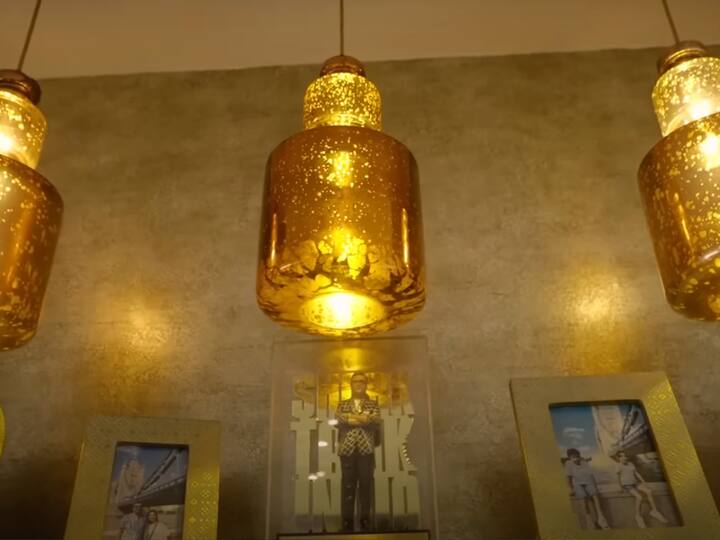 The house also had a small corner where Ashneer's trophies are showcased among which the most eye-catching one was a trophy of 'Best Parents'. (Image Source: YouTube/Brut India)