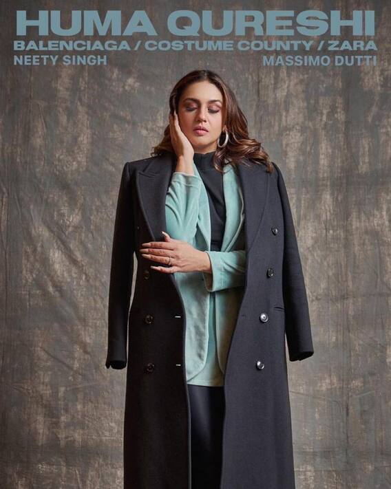 IMAGE: Huma Qureshi's winter special look; Photo discussion! IMAGE: Huma Qureshi's winter special look; Photo discussion!