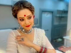 Madalsa Sharma Pics: बालों में गुलाब और कजरारे नैना... मदालसा शर्मा पर फिर चढ़ा '‘गंगूबाई’ का खुमार, देखिए खूबसूरत तस्वीरें