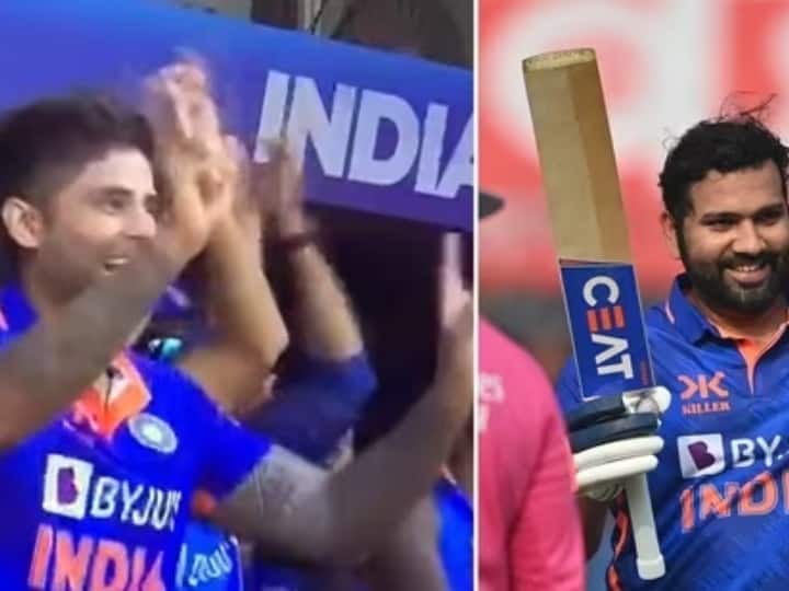 Watch: Suryakumar Yadav gave ‘million dollar’ reaction on Rohit Sharma’s century, video viral