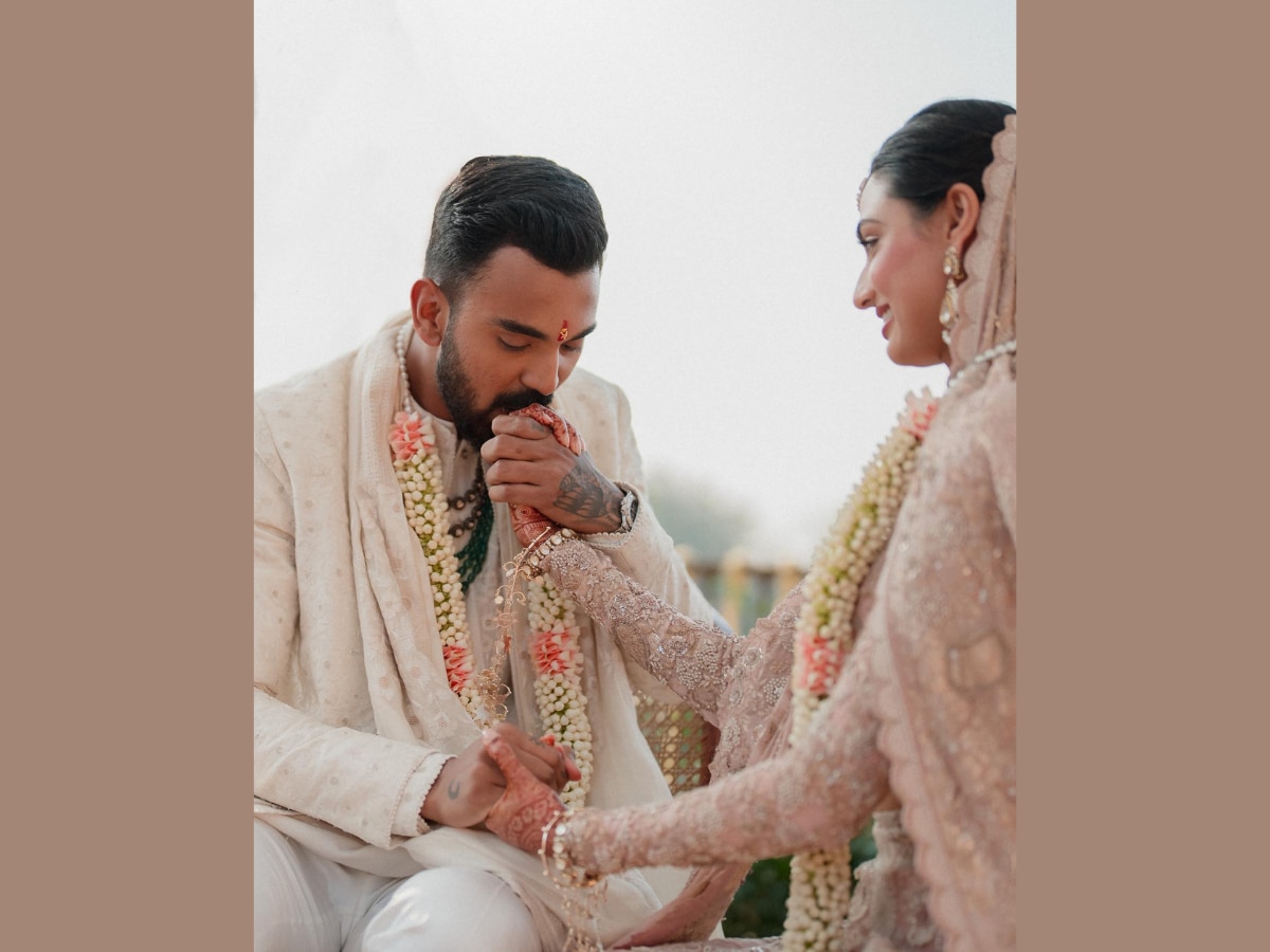 Athiya Shetty's Stunning Wedding Looks in Pastel Hues