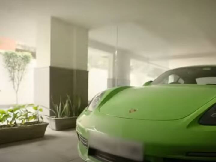 Apart from that, Ashneer also provided his fans a glance of his own garage, which included Madhuri's favourite Maybach and Ashneer's popular green Porsche. (Image Source: YouTube/ Brut India)