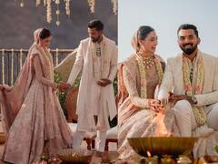 Athiya Shetty: अथियाचा लग्नातील लेहंगा बनवण्यासठी लागले तब्बल 10,000  तास, कोण आहे डिझायनर? जाणून घ्या