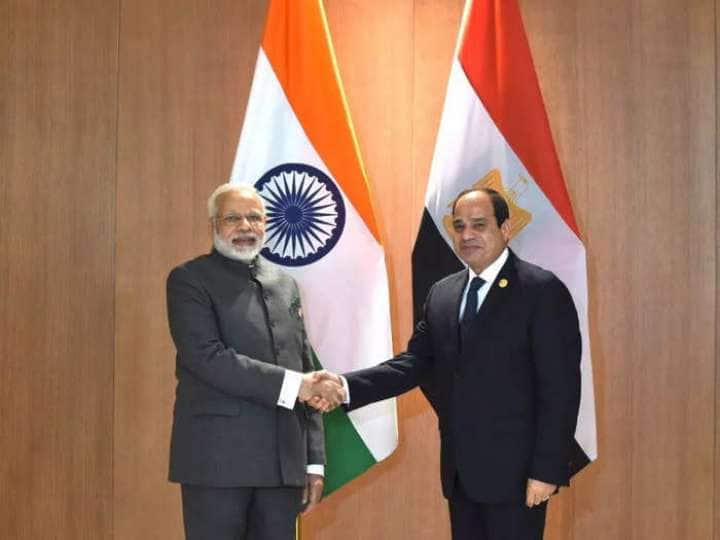 Who is the President of Egypt El Sisi coming to India for the third time