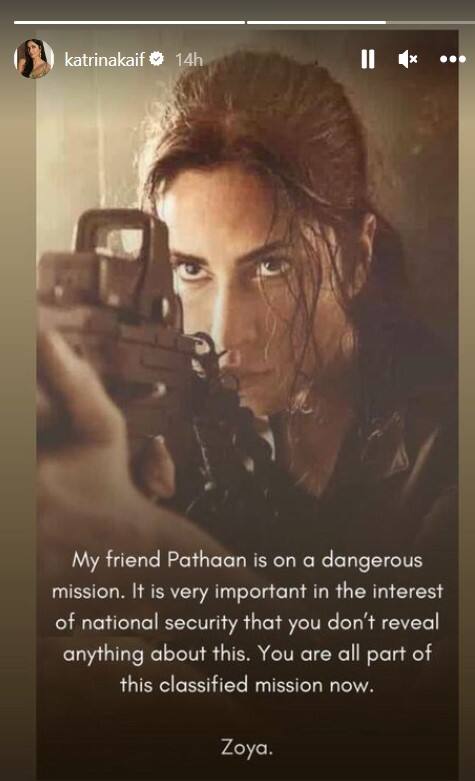 जोया' बन Katrina Kaif ने दी 'पठान 'के 'खतरनाक' मिशन का हिंट, दीपिका पादुकोण ने यूं किया रिएक्ट