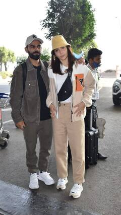 Virat-Anushka : மும்பை விமான நிலையத்தில் விராட் கோலி-அனுஷ்கா ஷர்மா..வைரலாகும் போட்டோஸ்!