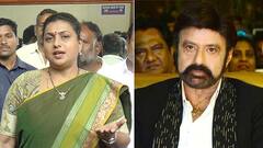 RK Roja on Balakrishna|అక్కినేనిపై బాలయ్య చేసిన వ్యాఖ్యలపై రోజా రియాక్షన్