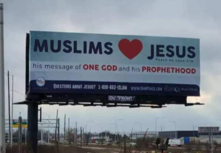 Muslim Love Jesus Posters: Posters of ‘Muslim Love Jesus’ in America, what is the reason for this
