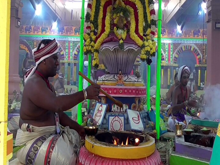 Palani Kumbabishekam : பழனி முருகன் கோயில்  கும்பாபிஷேகத்திற்கான 4ம் கால யாக பூஜைகள் தொடக்கம்