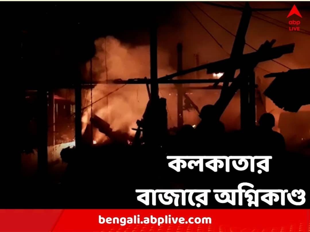 Fire in Kolkata market, 55 shops burnt to ashes before Saraswati Puja Kolkata Fire: কলকাতার বাজারে অগ্নিকাণ্ড, সরস্বতী পুজোর আগে পুড়ে ছাই ৫৫টি দোকান