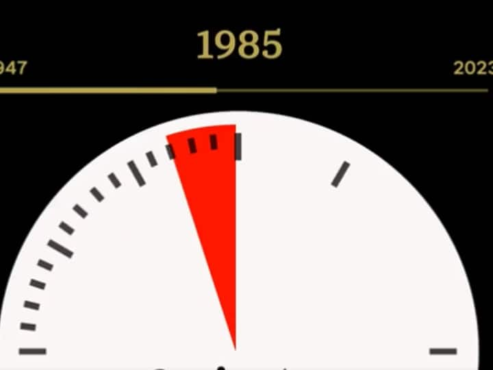 Doomsday Clock Moves To Humanity Catastrophe: सांकेतिक कयामत की घड़ी यानी डूम्स डे क्लॉक ने ऐलान कर दिया है कि मानवता खतरनाक रूप से तबाही के करीब है और ये सब इंसान के खुद के कामों का ही नतीजा है.