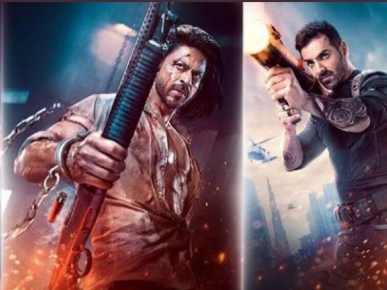 Pathaan Box Office Collection: Shah Rukh Khan’s Pathaan beats Yash’s KGF 2 collection on Day 1 Pathaan Box Office Collection: શાહરૂખની ફિલ્મ 'પઠાણ'એ KGF 2ને પછાડી, પ્રથમ દિવસે તોડ્યો આ રેકોર્ડ