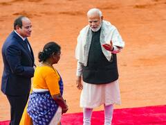 Prez Murmu, PM Modi Welcome Egyptian President Abdel Fattah El Sisi At Rashtrapati Bhavan – IN PICS