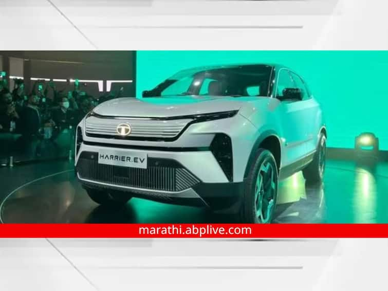 Tata Motors is bringing the Tata Harrier Electric may be launched in 2024 Latest Auto News in Marathi Tata Harrier EV: टाटा मोटर्स घेऊन येत आहे Tata Harrier इलेक्ट्रिक, 2024 मध्ये होऊ शकते लॉन्च