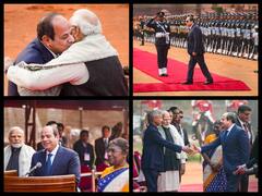 Prez Murmu, PM Modi Welcome Egyptian President Abdel Fattah El Sisi At Rashtrapati Bhavan – IN PICS