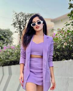 Jannat Zubair Look: पर्पल ड्रेस में जन्नत जुबैर का स्टनिंग लुक, ऑफिस से लेकर पार्टी में जाने के लिए रहेगा बेस्ट