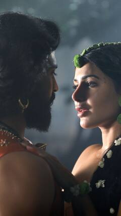 Shaakuntalam Movie : வெள்ளை உடையில் ரசிகர்களின் மனதை வருடும் சமந்தா..வைரலாகும் சாகுந்தலம் க்ளிக்ஸ்!