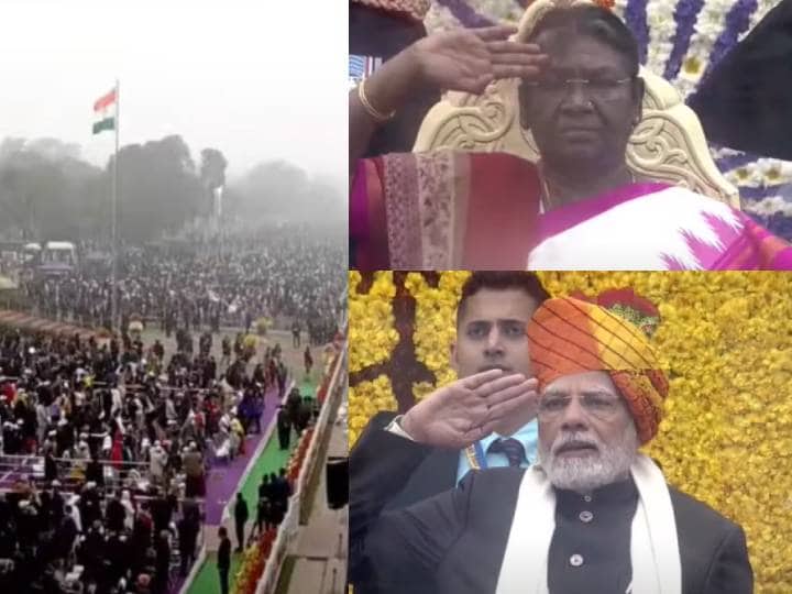 Republic Day 2023 president draupadi murmuDay 2023hoist the national flag Republic Day 2023: டெல்லியில் குடியரசு தின விழா .. முதல்முறையாக கொடியேற்றிய குடியரசுத்தலைவர் திரௌபதி முர்மு!