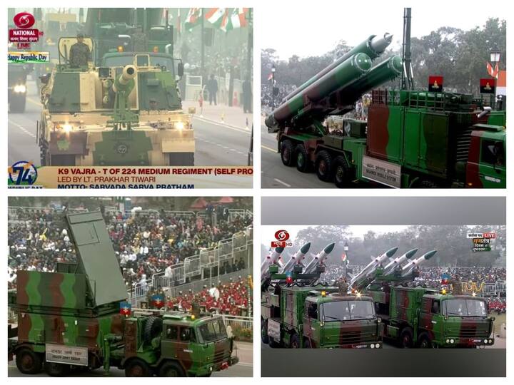 Republic Day: Arjun MBT To Nag Missile System, Made-in-India Weapons Systems Flaunted At Parade Republic Day: Arjun MBT To Nag Missile System, Made-In-India Weapons Systems Flaunted At Parade