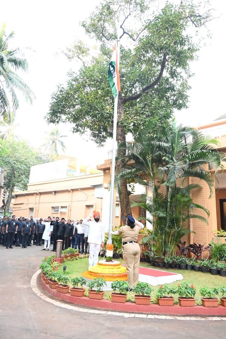 Republic Day 2023 India 26 January CM Eknath shinde 'Varsha' residence