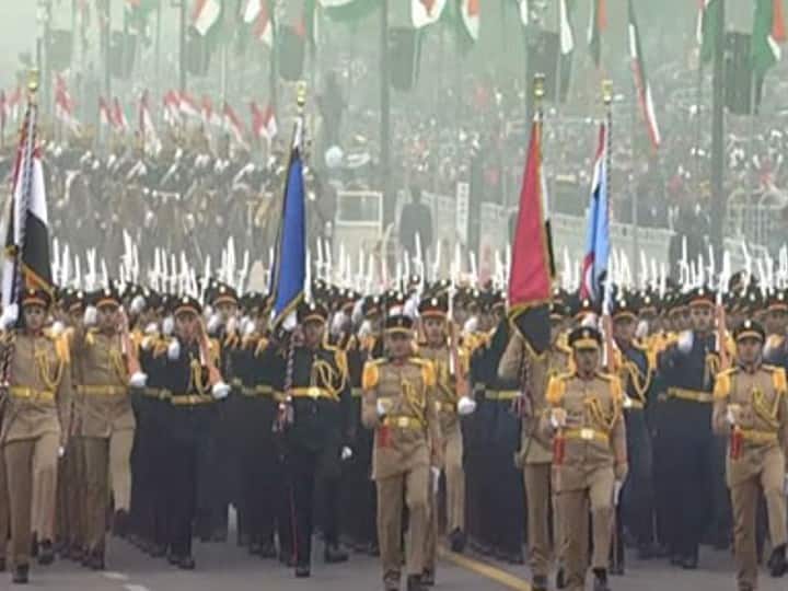 Republic Day 2023 India 26 January egyptian Army takes part with indian army in 74th Republic day parade Republic Day 2023: भारतीय सेना के साथ मिस्र की आर्मी का कदमताल, कर्तव्य पथ से दुनिया ने देखा दम