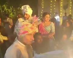 'Dulha' Axar Patel Arrives At His Wedding Amid Huge Pomp And Show, Video Goes Viral